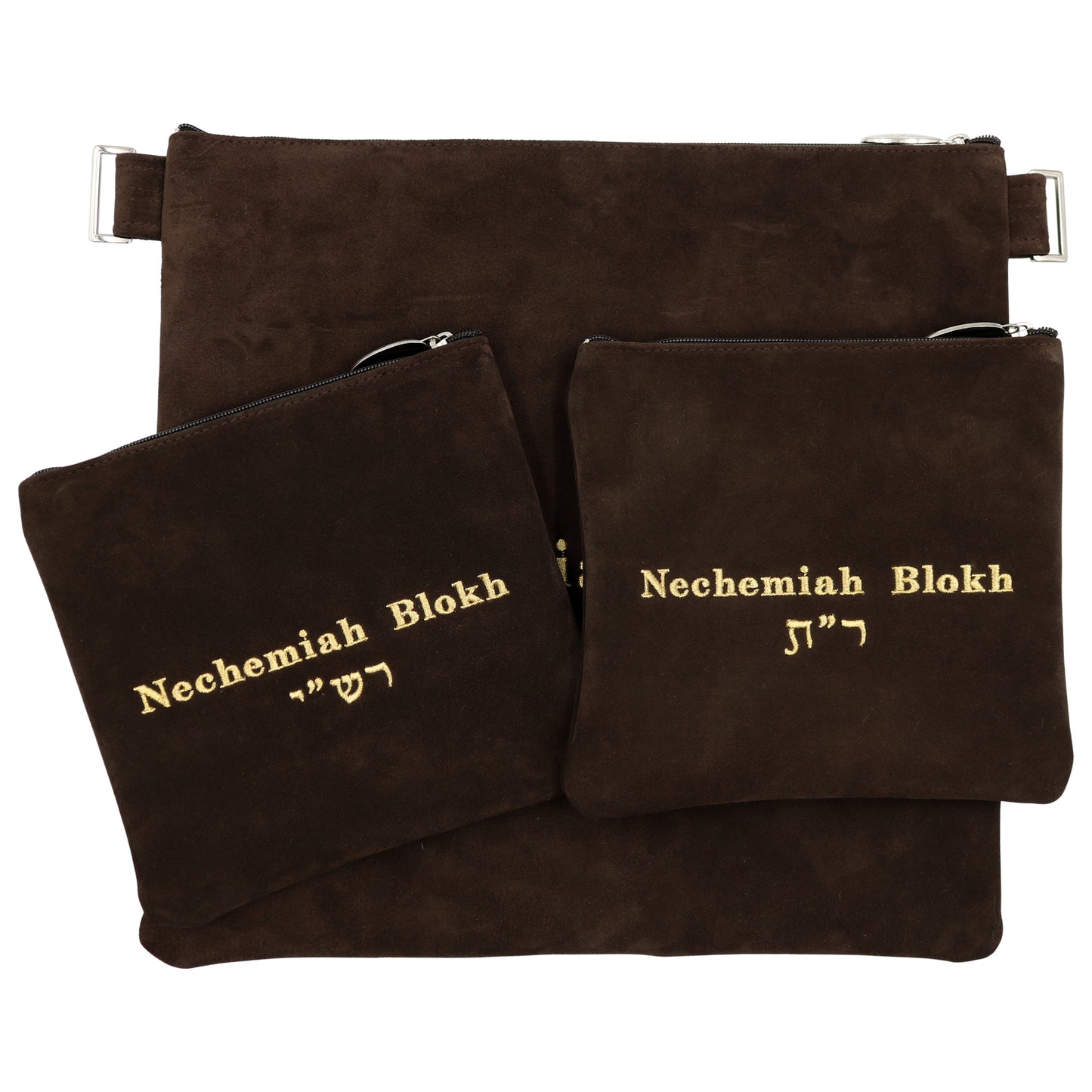 Custom Leather Tallit / Tefillin Bag Style #1000-A7