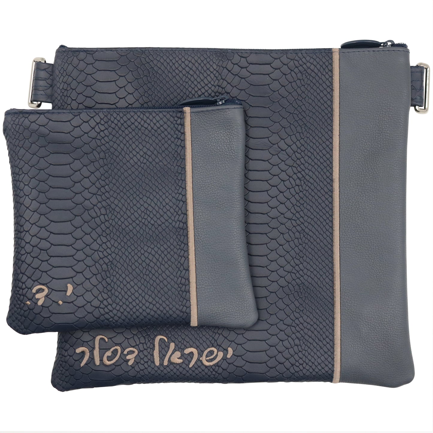 Custom Leather Tallit / Tefillin Bag Style #2009-B6