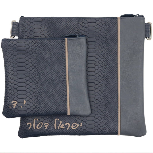 Custom Leather Tallit / Tefillin Bag Style #2009-B6