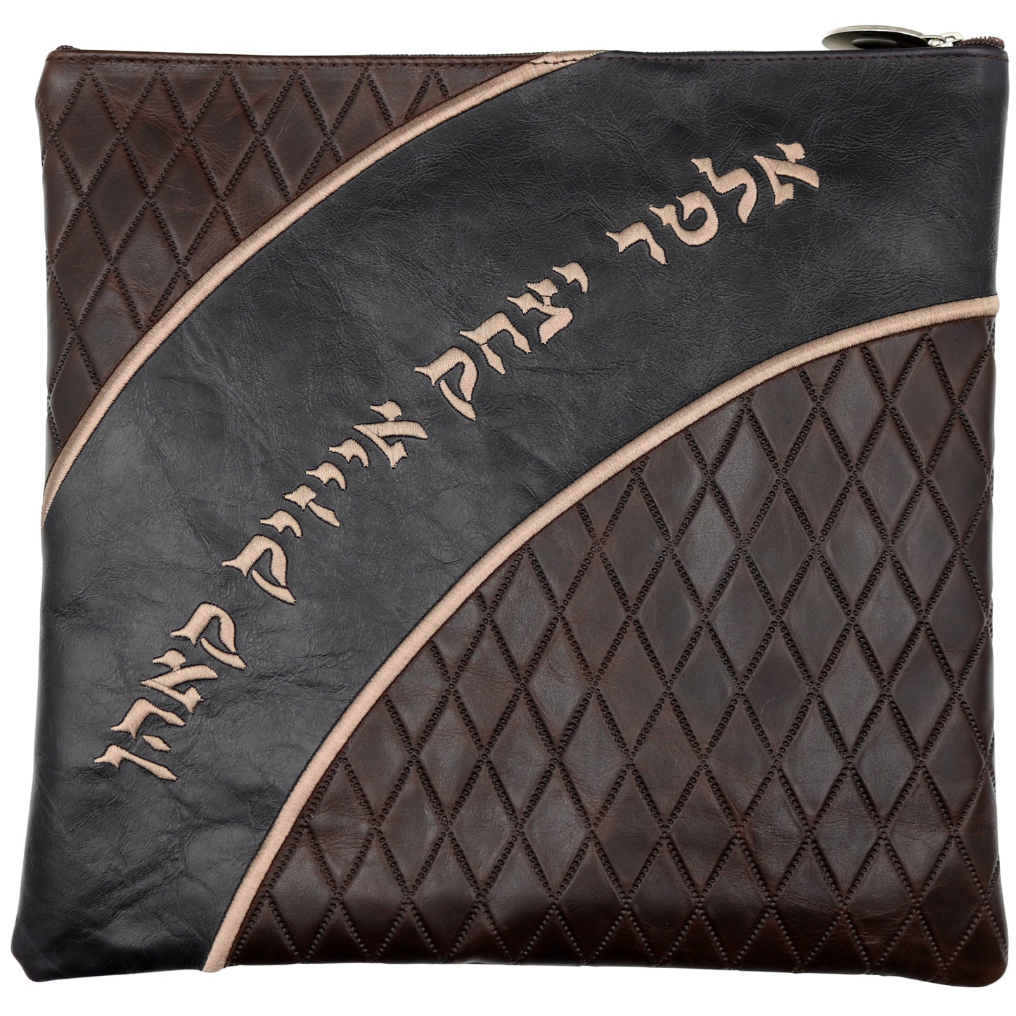 Custom Leather Tallit / Tefillin Bag Style #2013-B2