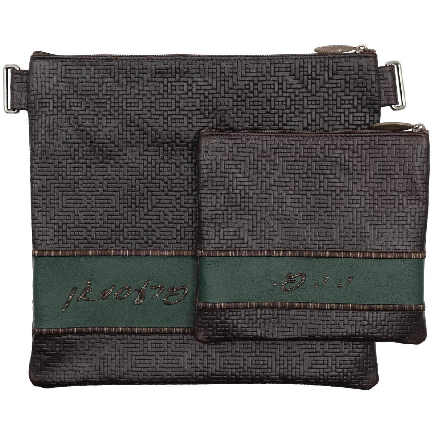 Custom Leather Tallit / Tefillin Bag Style #2014-B4