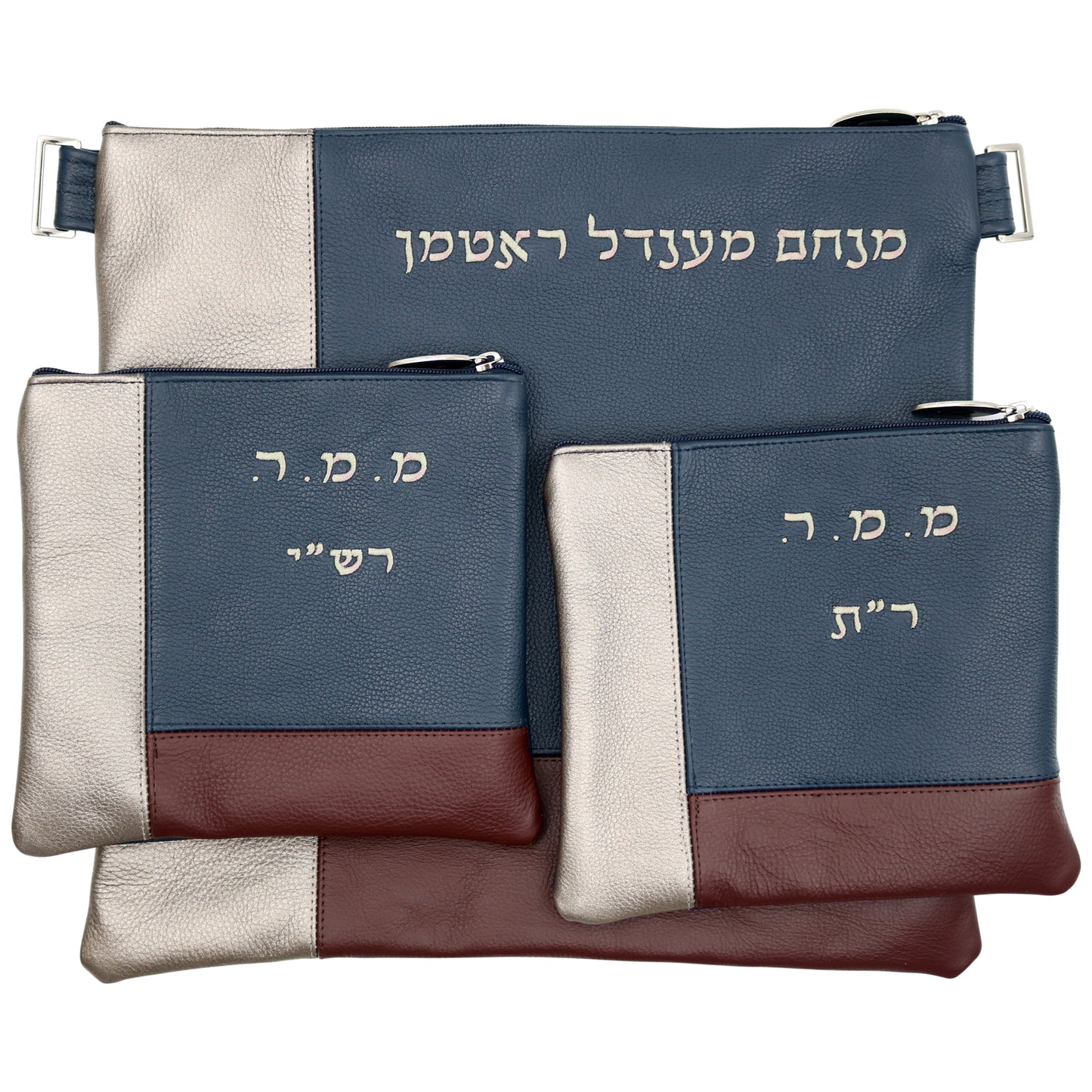 Custom Leather Tallit / Tefillin Bag Style #2017-A8
