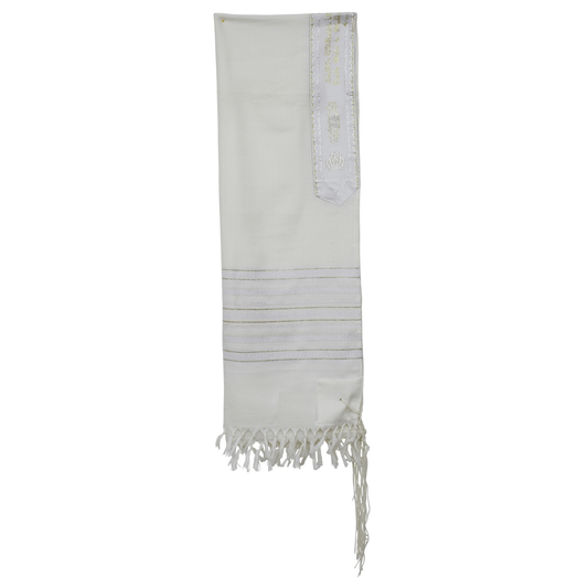 Tallit Carmel - White