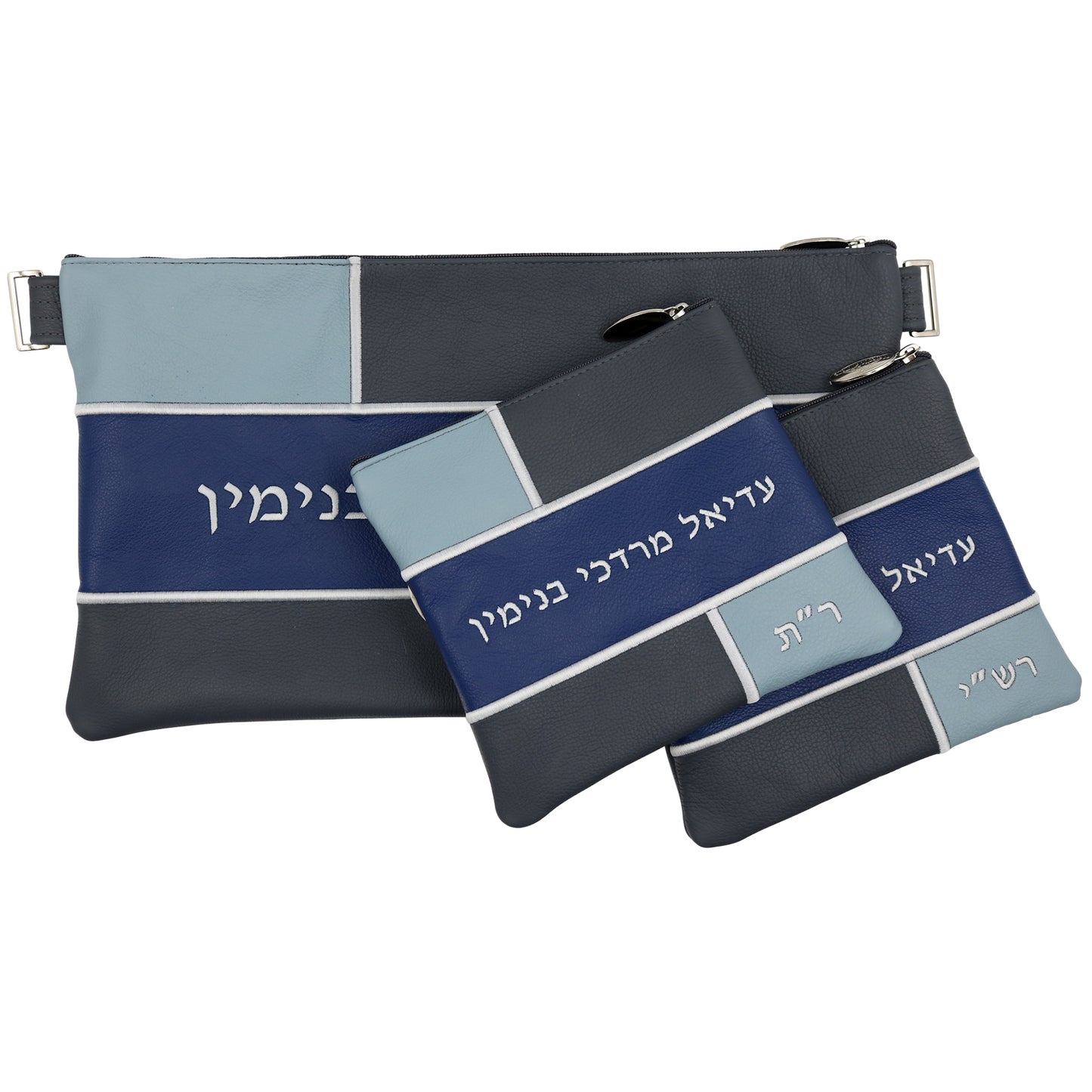 Custom Leather Tallit / Tefillin Bag Style #3003-A4
