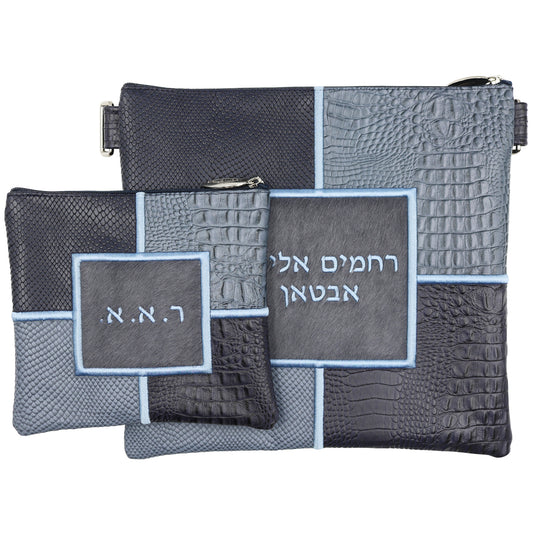 Custom Leather Tallit / Tefillin Bag Style #3014-C3
