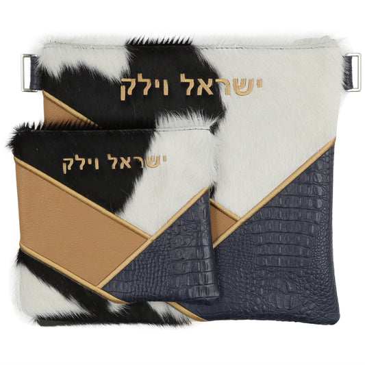 Custom Leather Tallit / Tefillin Bag Style #3021-C3