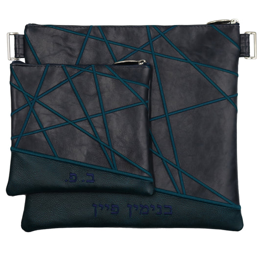 Custom Leather Tallit / Tefillin Bag Style #3022-A6