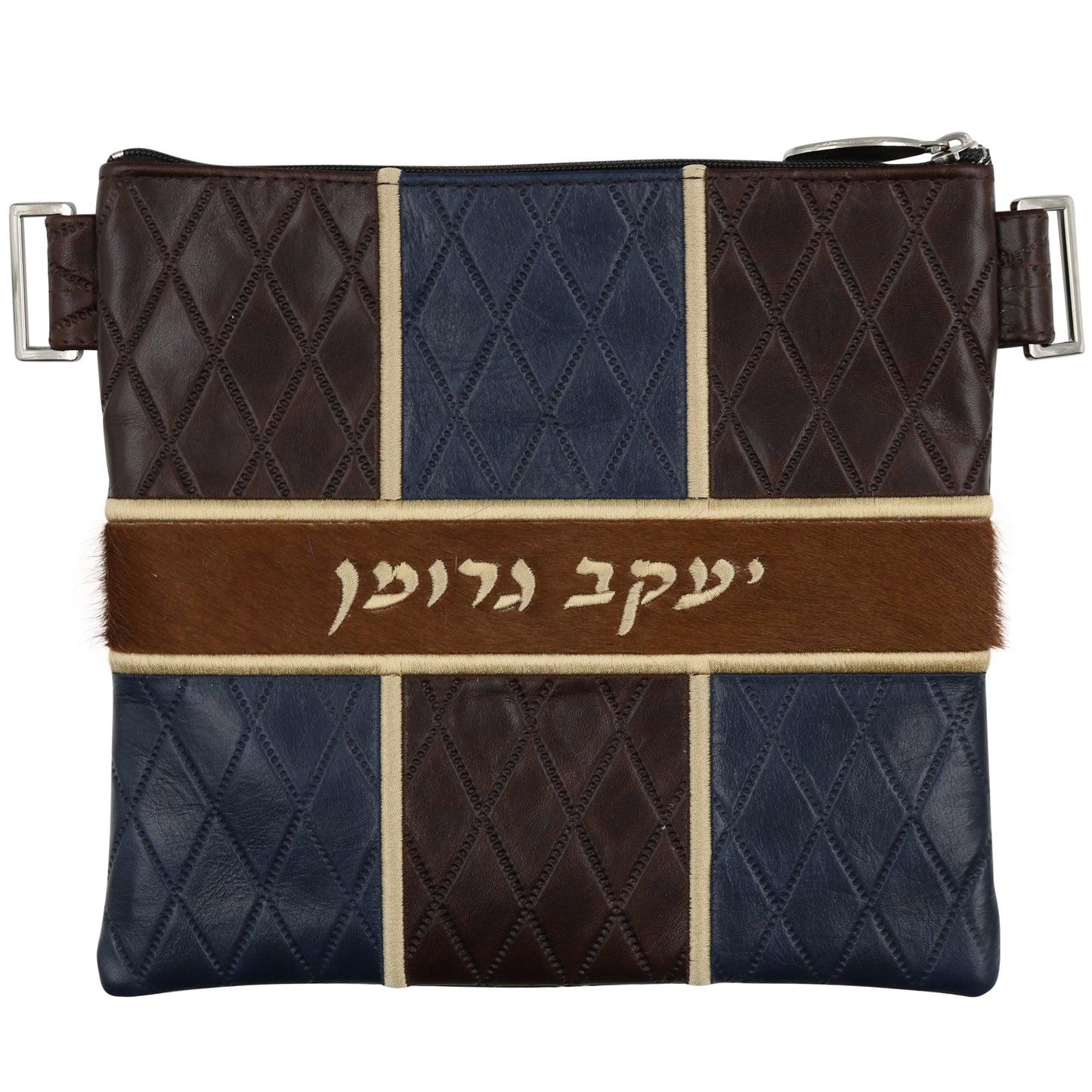 Custom Leather Tallit / Tefillin Bag Style #4009-C8