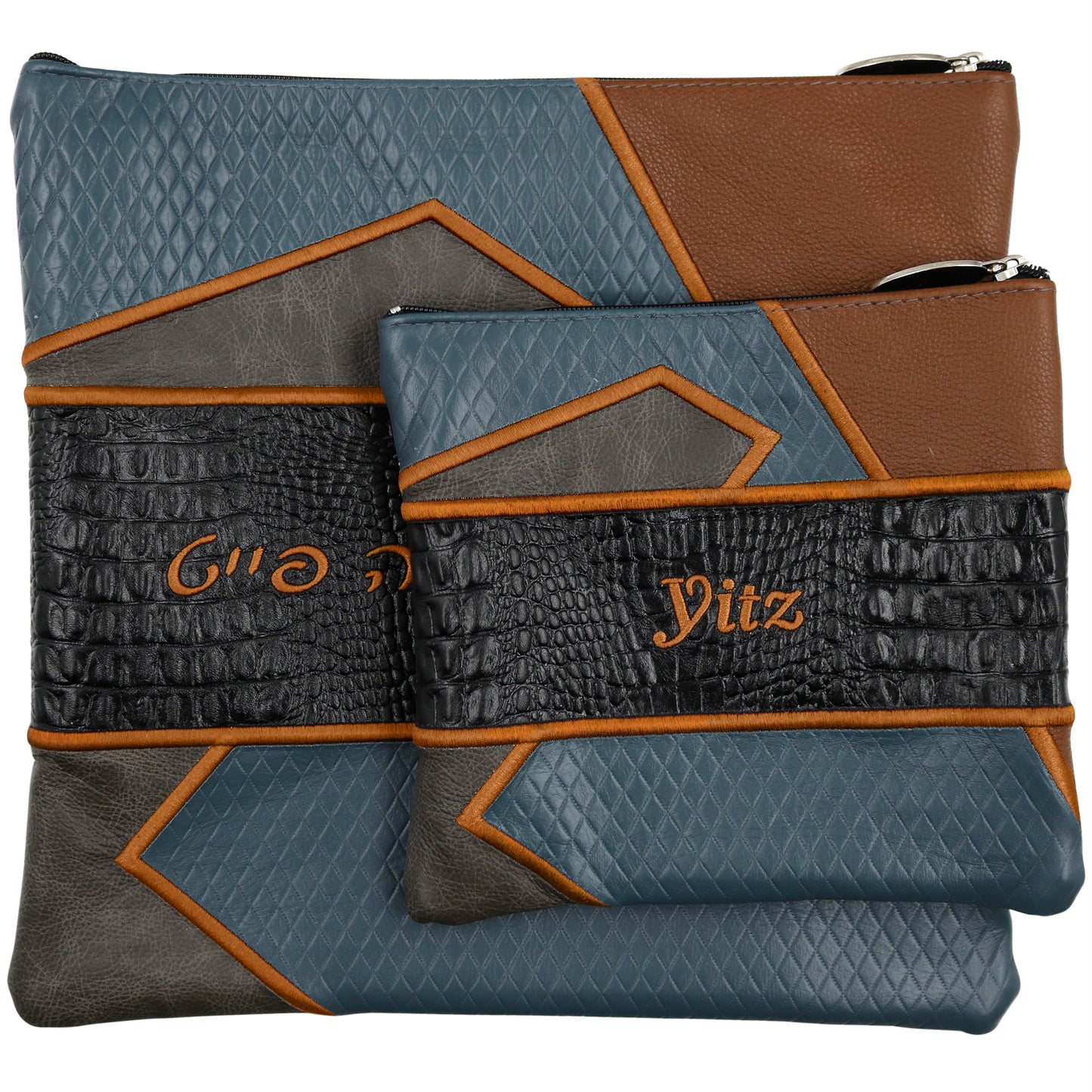 Custom Leather Tallit / Tefillin Bag Style #4010-B2