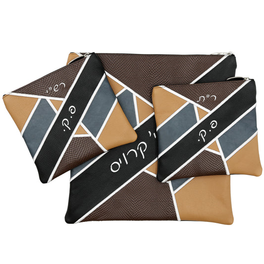 Custom Leather Tallit / Tefillin Bag Style #5050-B3