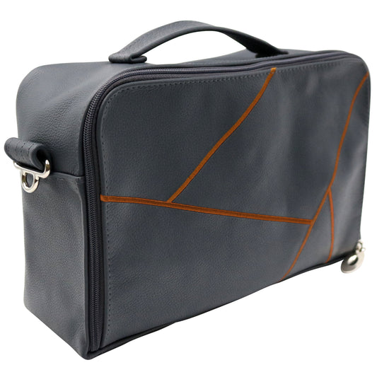 Custom Leather Travel Tallit / Tefillin Bag Style #6000-A10