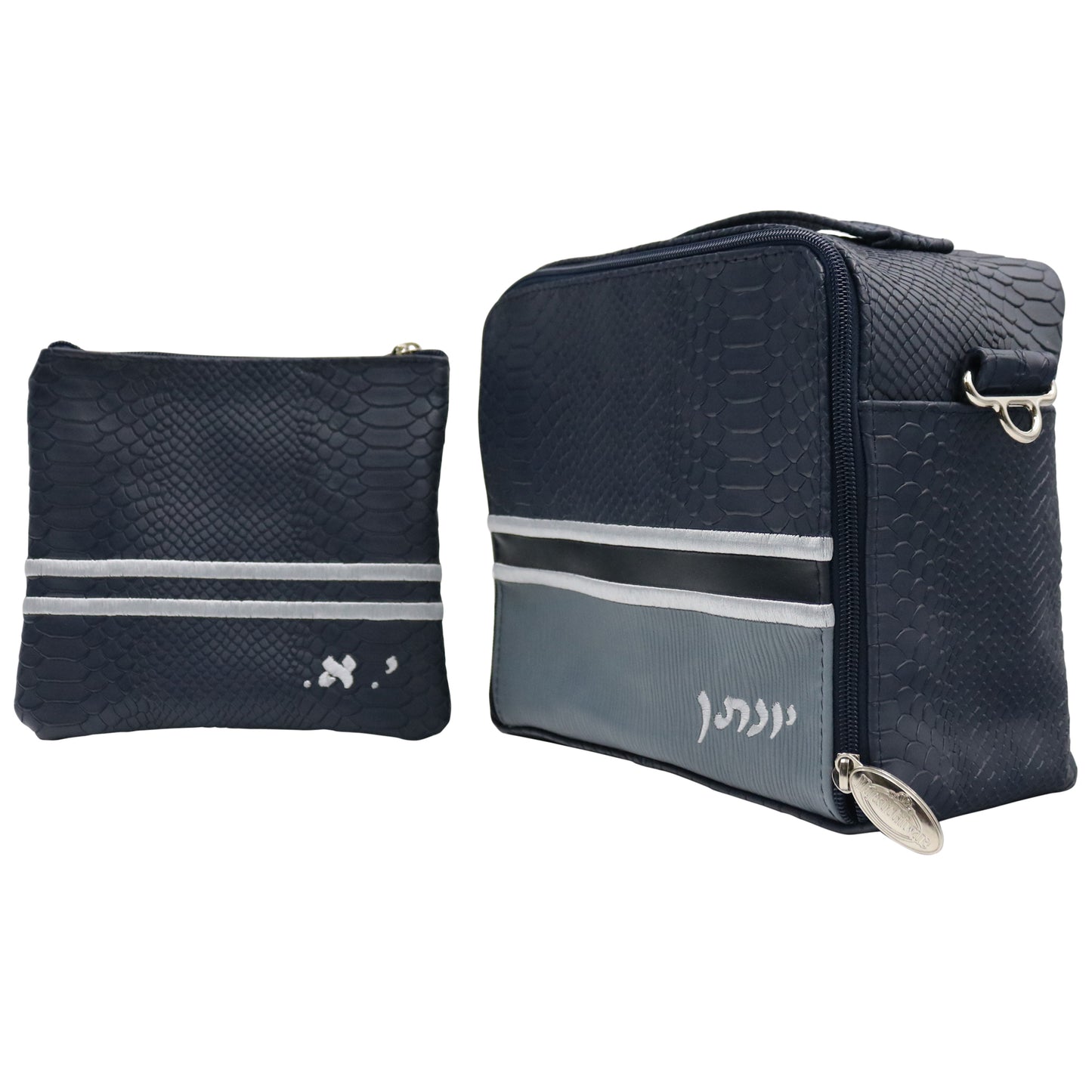 Custom Leather Travel Tallit / Tefillin Bag Style #6000-B26