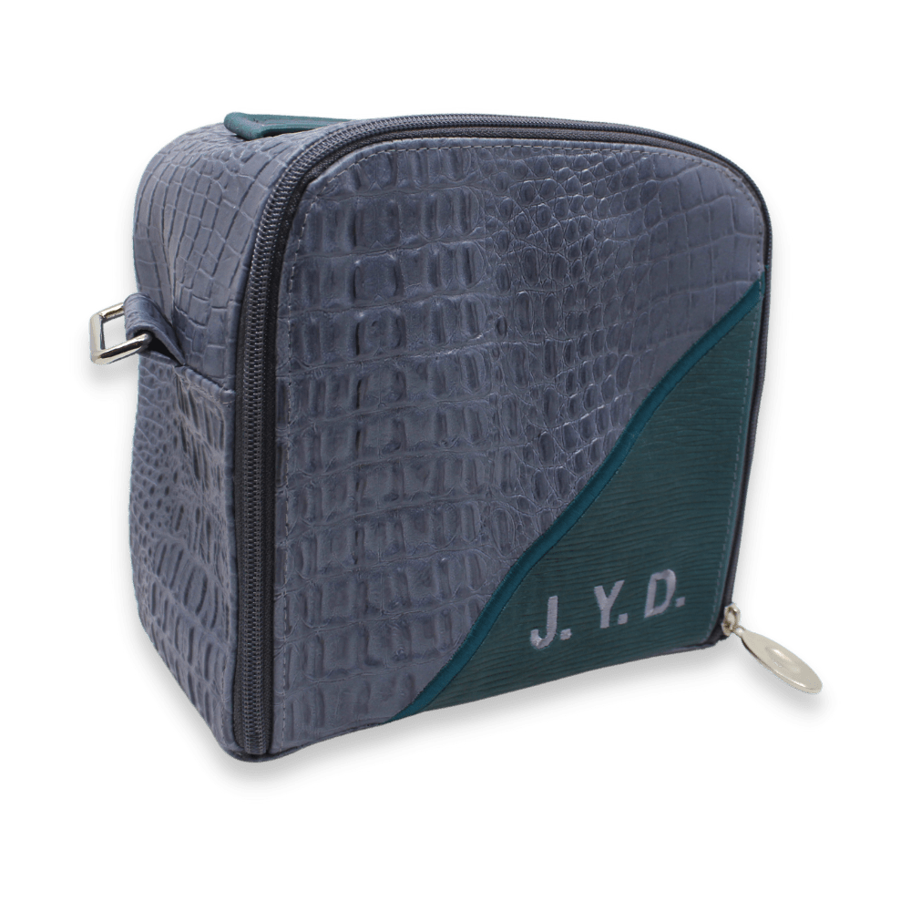 Custom Leather Travel Tallit / Tefillin Bag Style #6000-B8