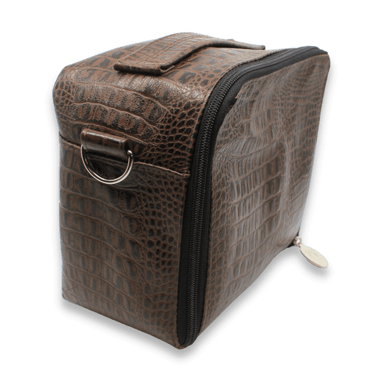 Custom Leather Travel Tallit / Tefillin Bag Style #6000-B9