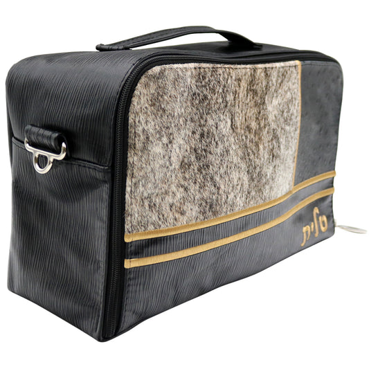 Custom Leather Travel Tallit / Tefillin Bag Style #6000-C14