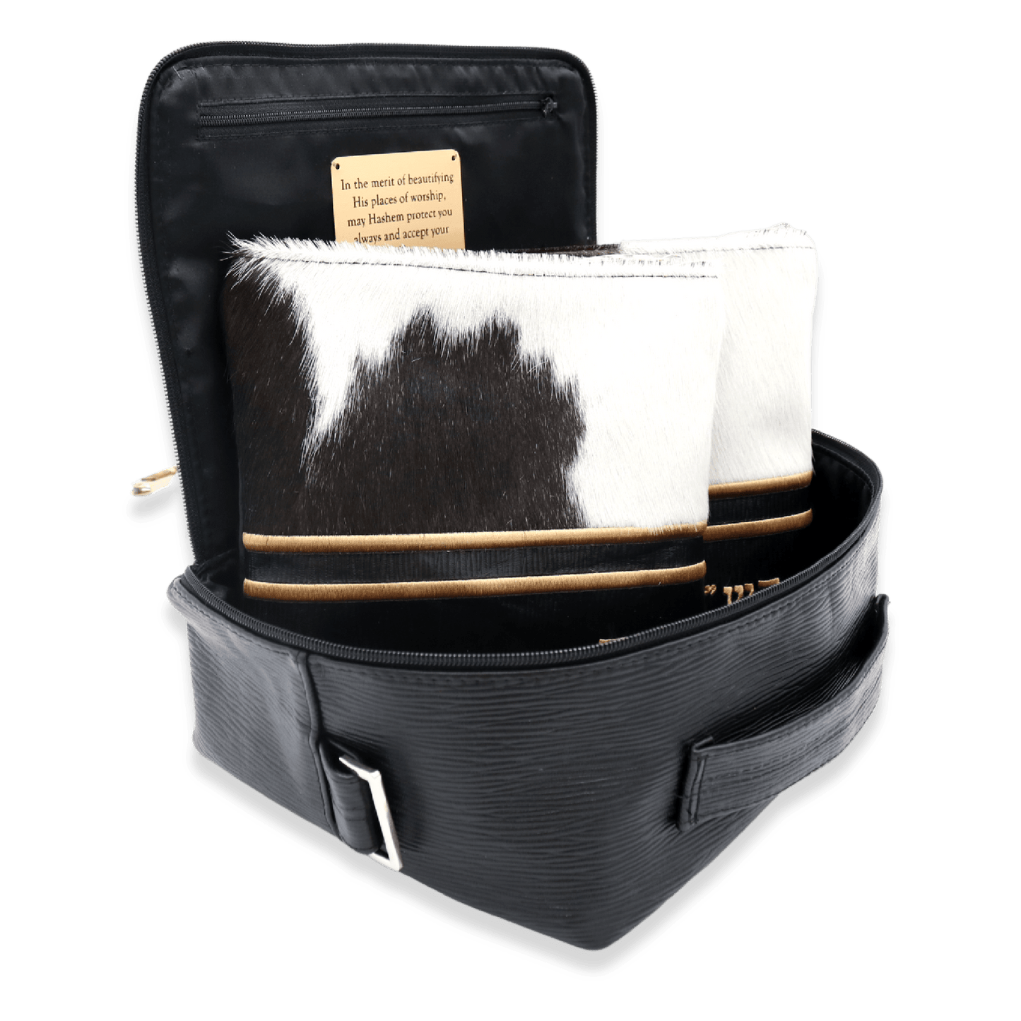 Custom Leather Travel Tallit / Tefillin Bag Style #6000-C3