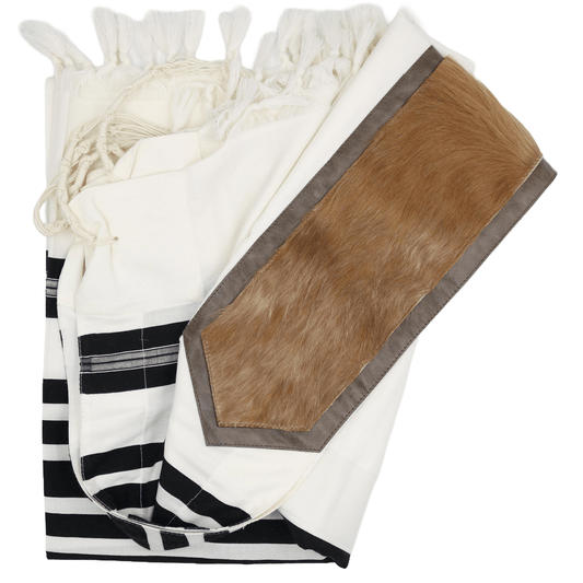 Custom Atarah - Brown Fur with Brownstone Leather Border