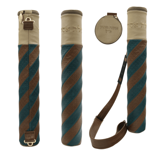 Custom Exotic Leather Megillah Tube #MT37