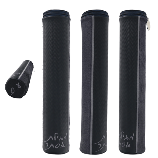 Custom Fur & Exotic Leather Megillah Tube #MT38