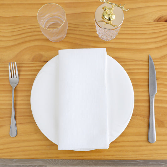 Napkins - 6pc Set - 18"x18" White #NPK1800