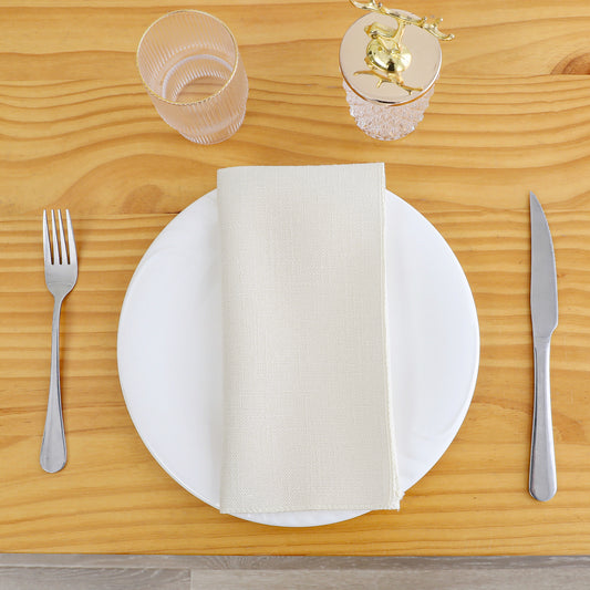 Napkins - 6pc Set - 18"x18" Beige #NPK1801