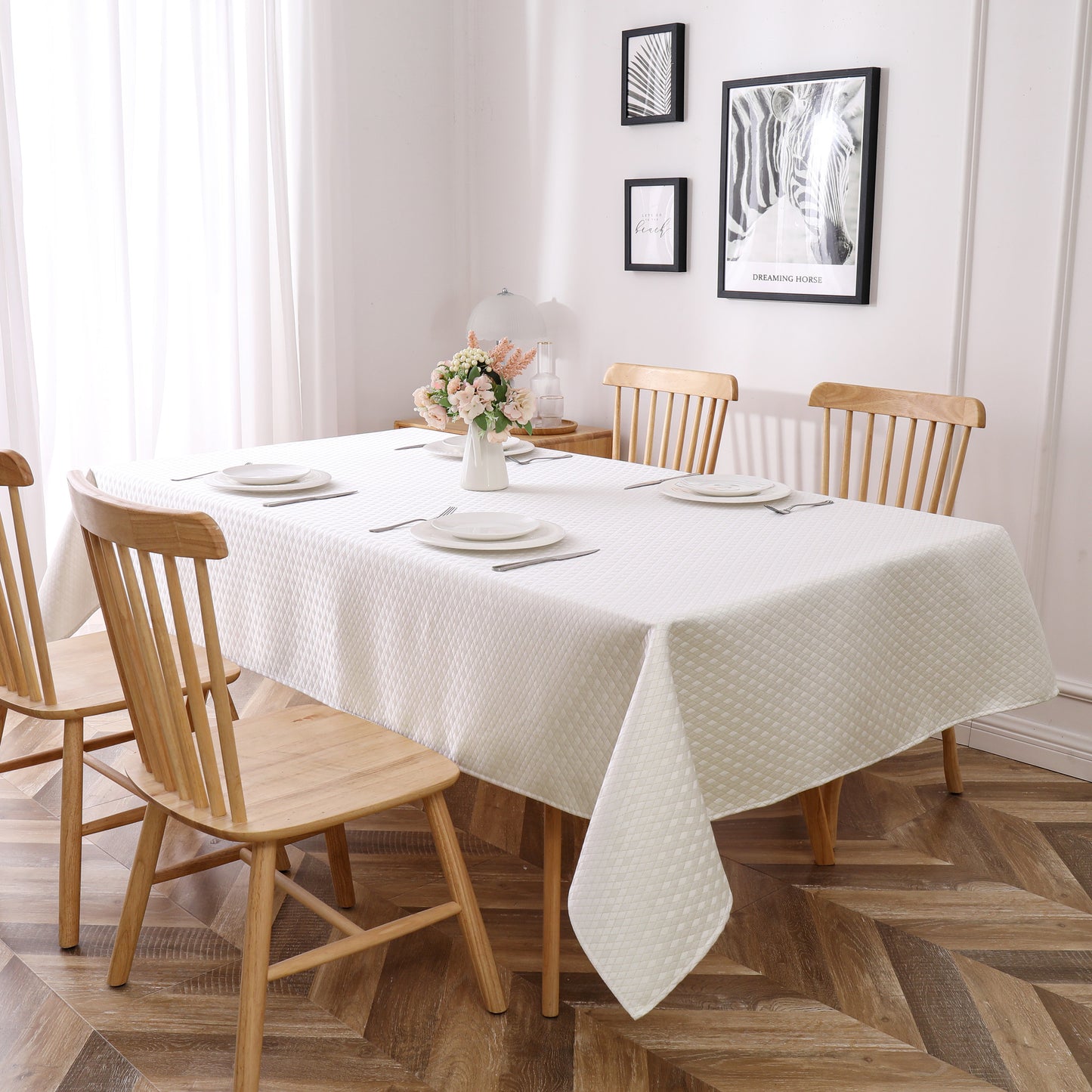 Shul Tablecloth Jacquard #STC1364