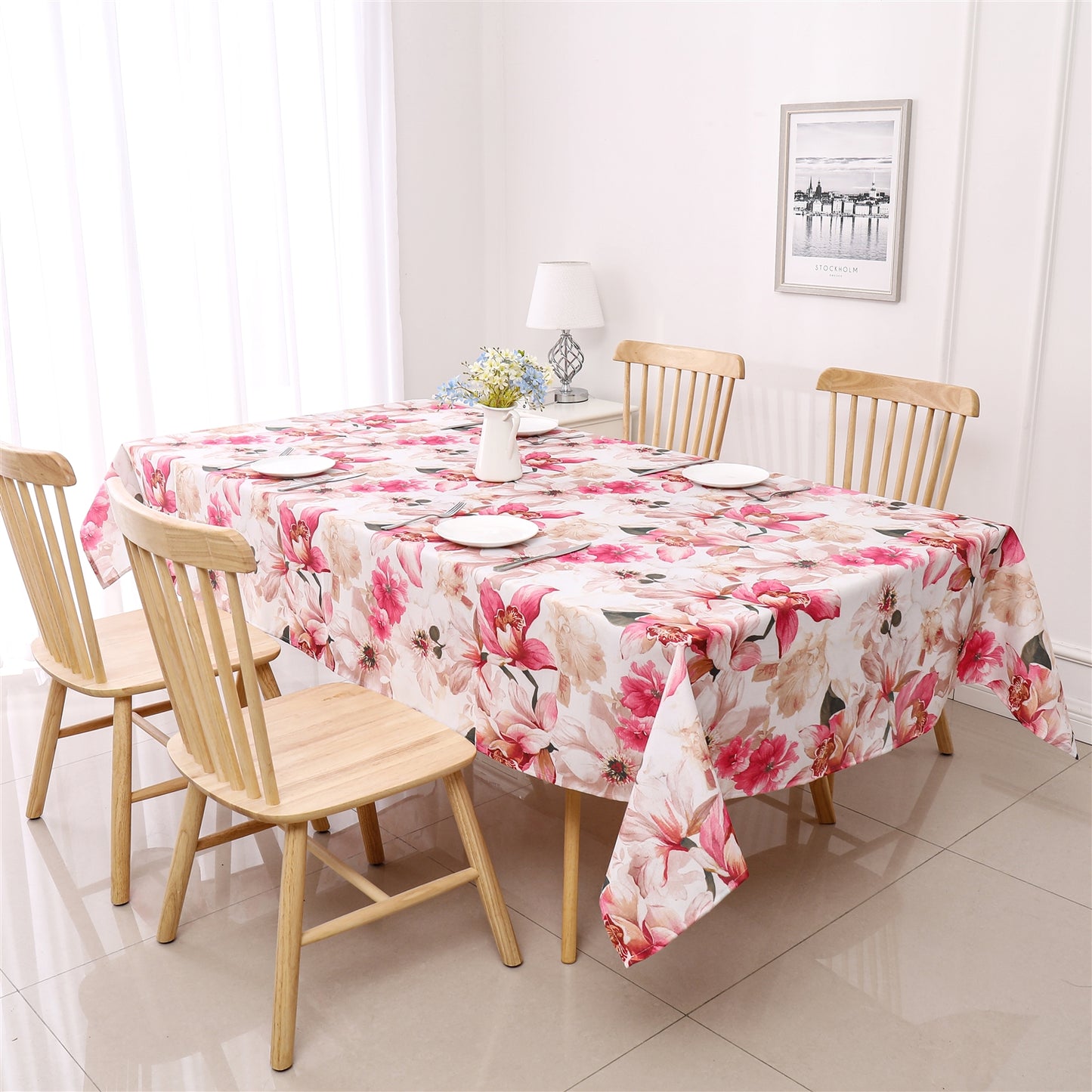 Tablecloth Poly Floral #TC1500