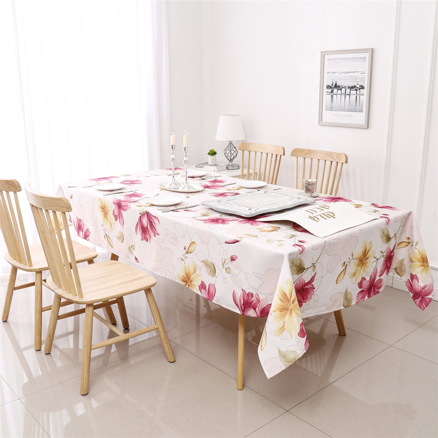 Tablecloth Poly Floral #TC1503