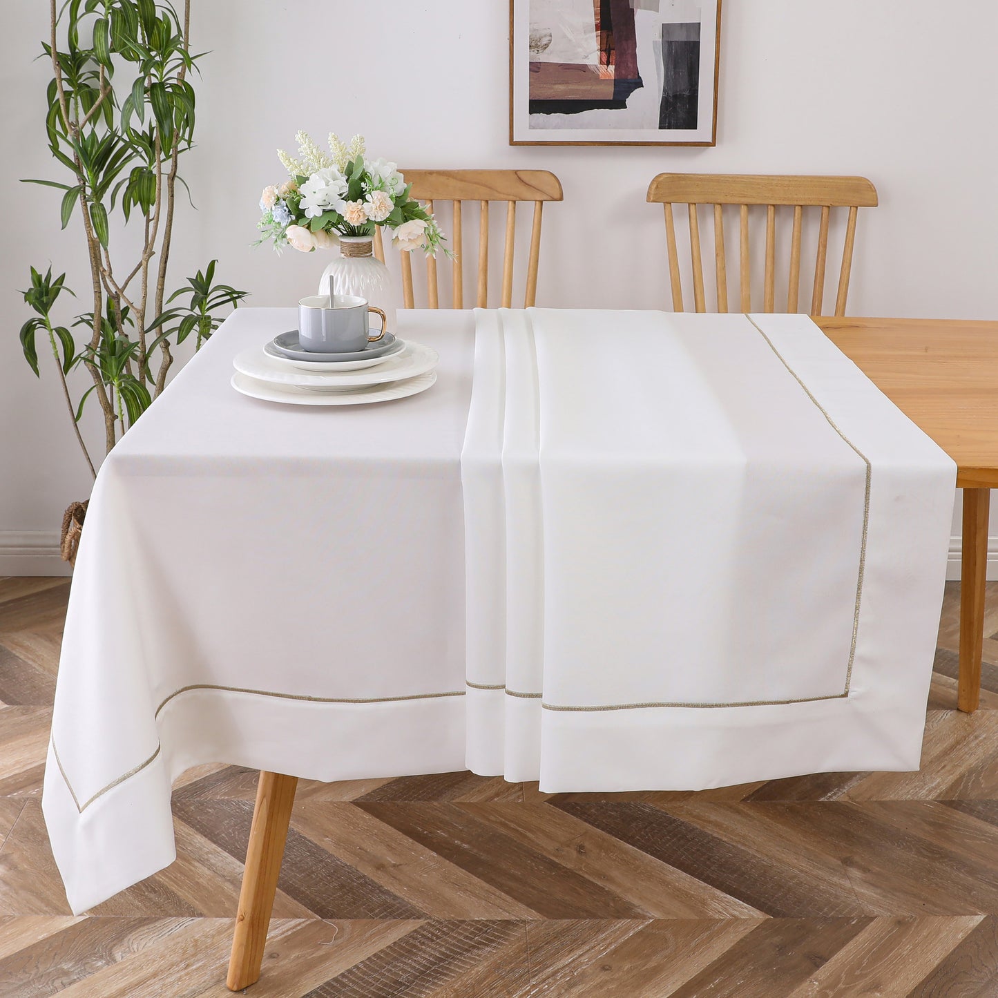 Tablecloth Poly Linen-Look #TC1552