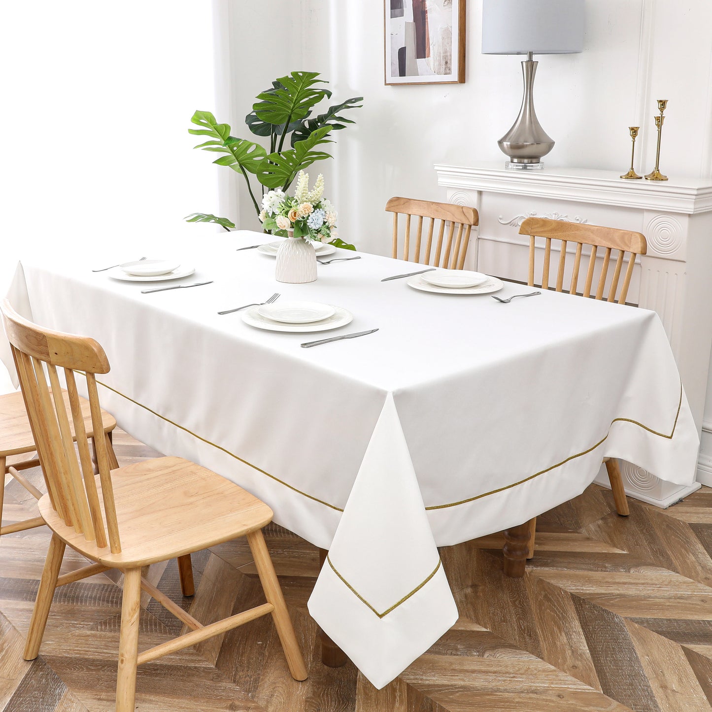 Tablecloth Poly Linen-Look #TC1553