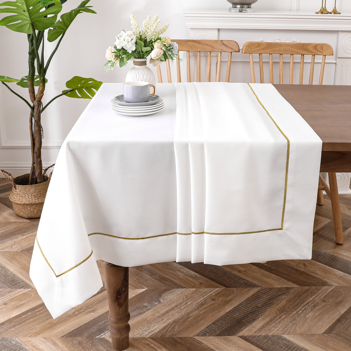 Tablecloth Poly Linen-Look #TC1553