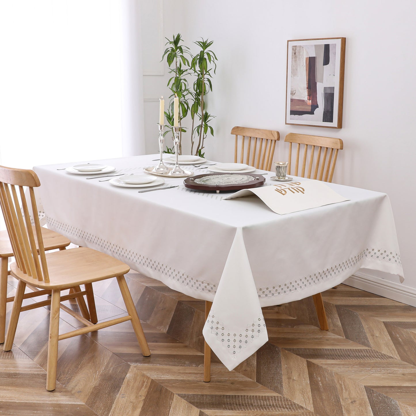 Tablecloth Poly Linen-Look #TC1555