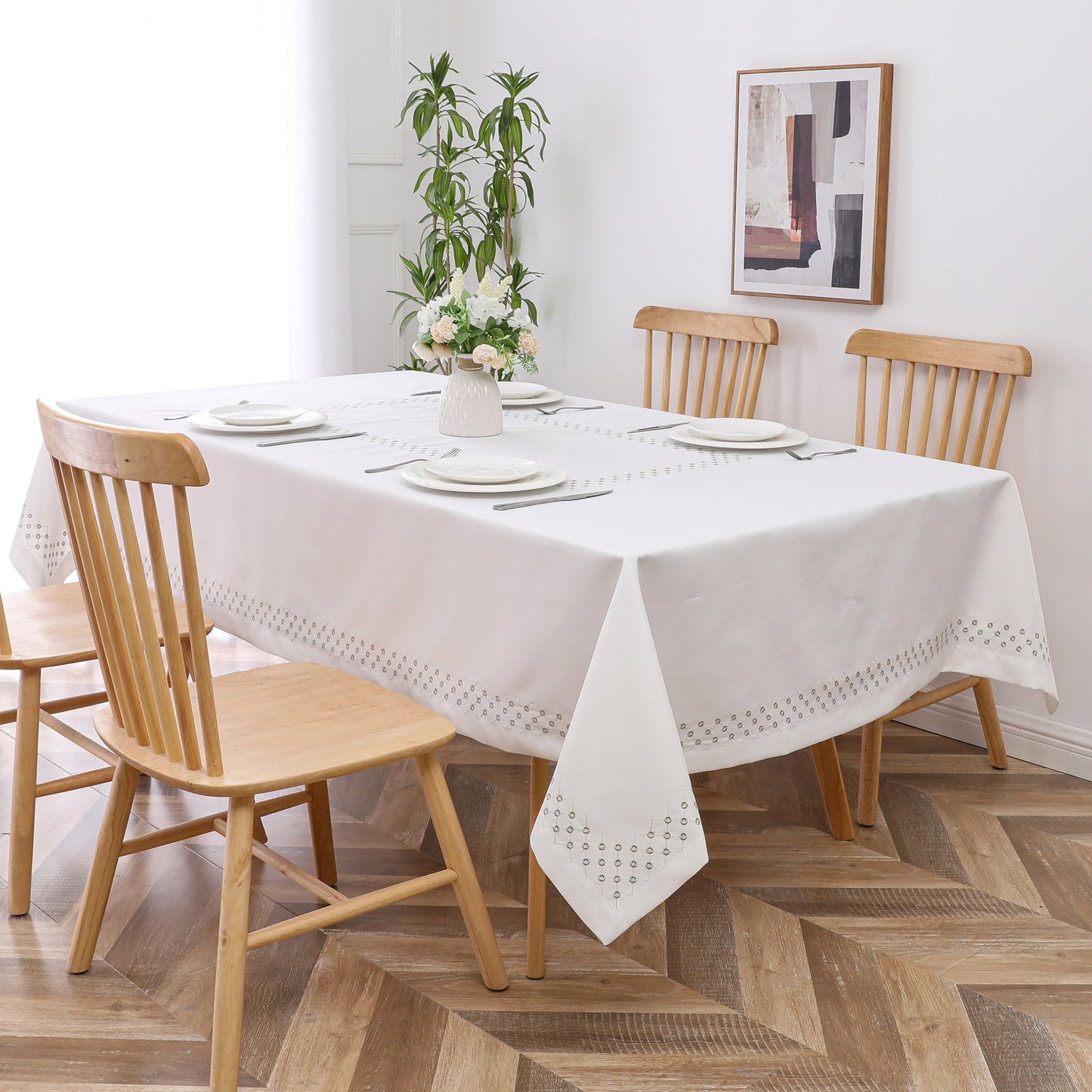 Tablecloth Poly Linen-Look #TC1555