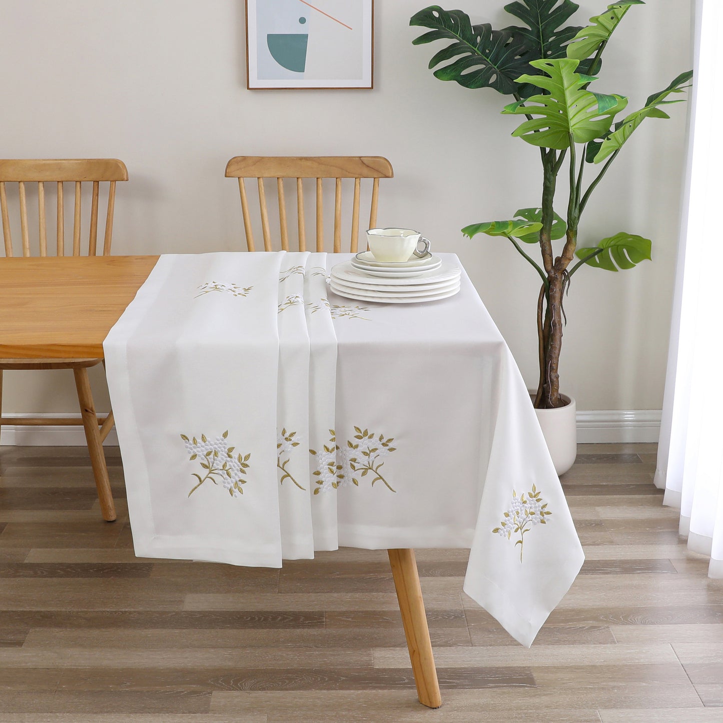 Tablecloth Poly Linen-Look #TC1557