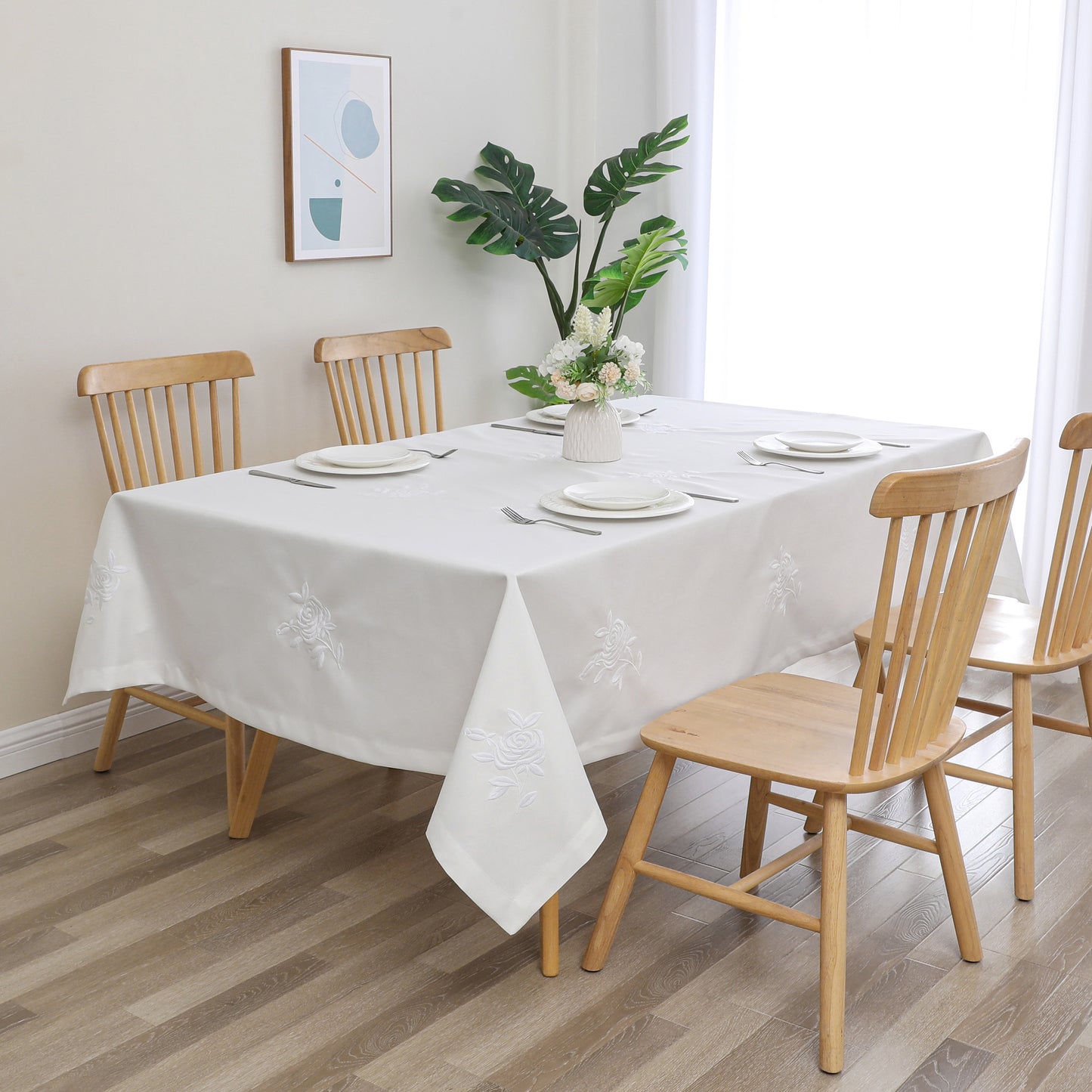 Tablecloth Poly Linen-Look #TC1558