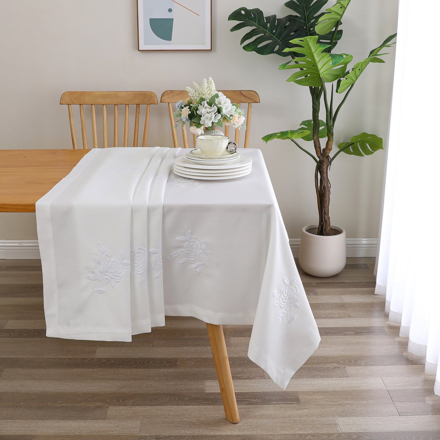 Tablecloth Poly Linen-Look #TC1558