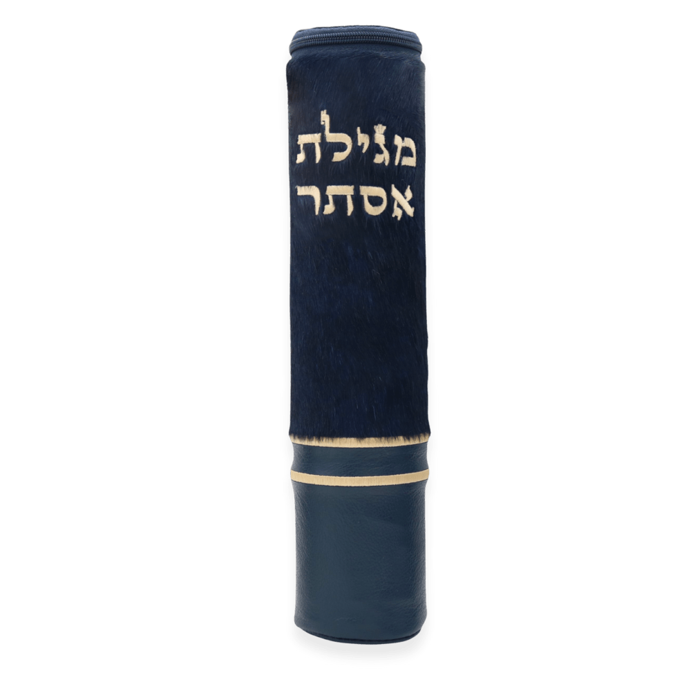 Custom Fur & Leather Megillah Tube #MT7