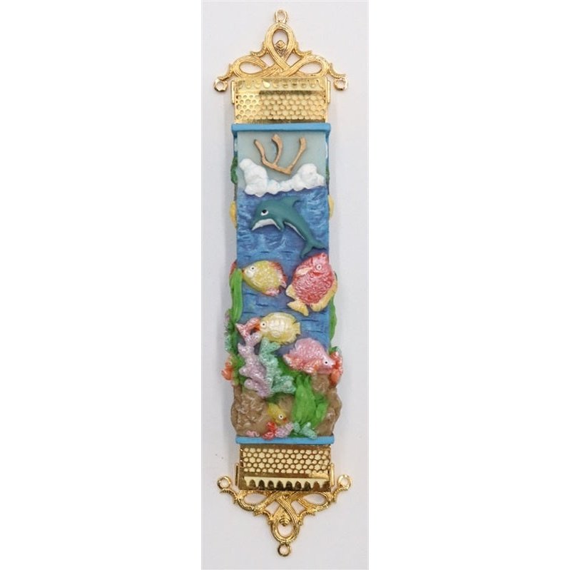 Mezuzah Case - Fish 4"