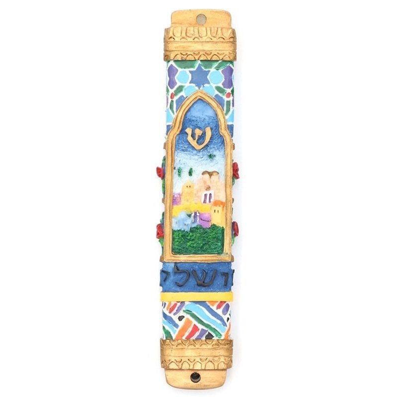 Mezuzah Case - Jerusalem 5"