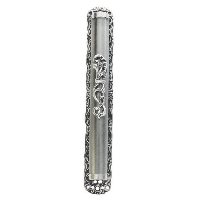Pewter Mezuzah Case 4.7"