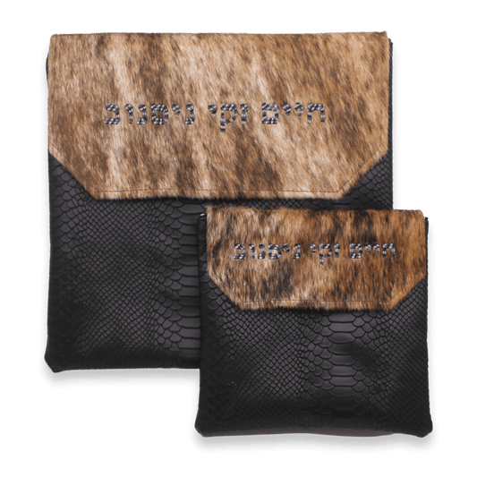 Custom Leather Tallit / Tefillin Bag Style #1000F-C10