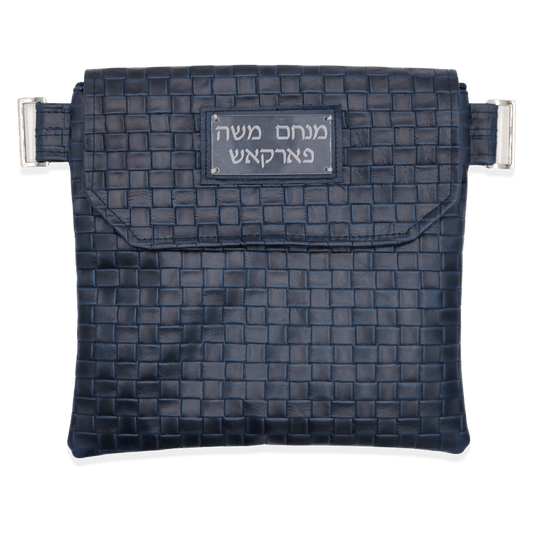 Custom Leather Tallit / Tefillin Bag Style #1000F-B14