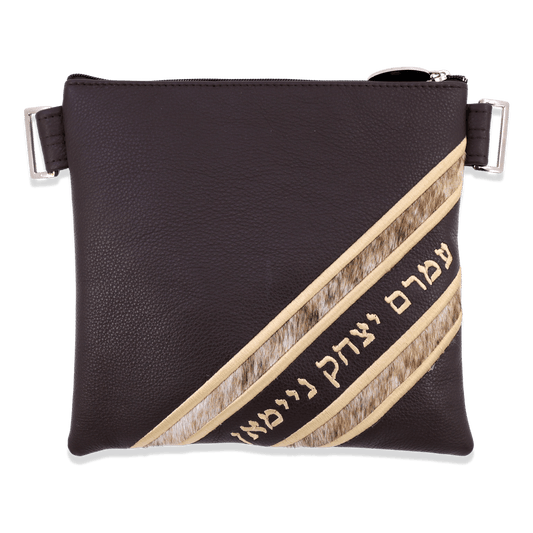 Custom Leather Tallit / Tefillin Bag Style #3002-C3