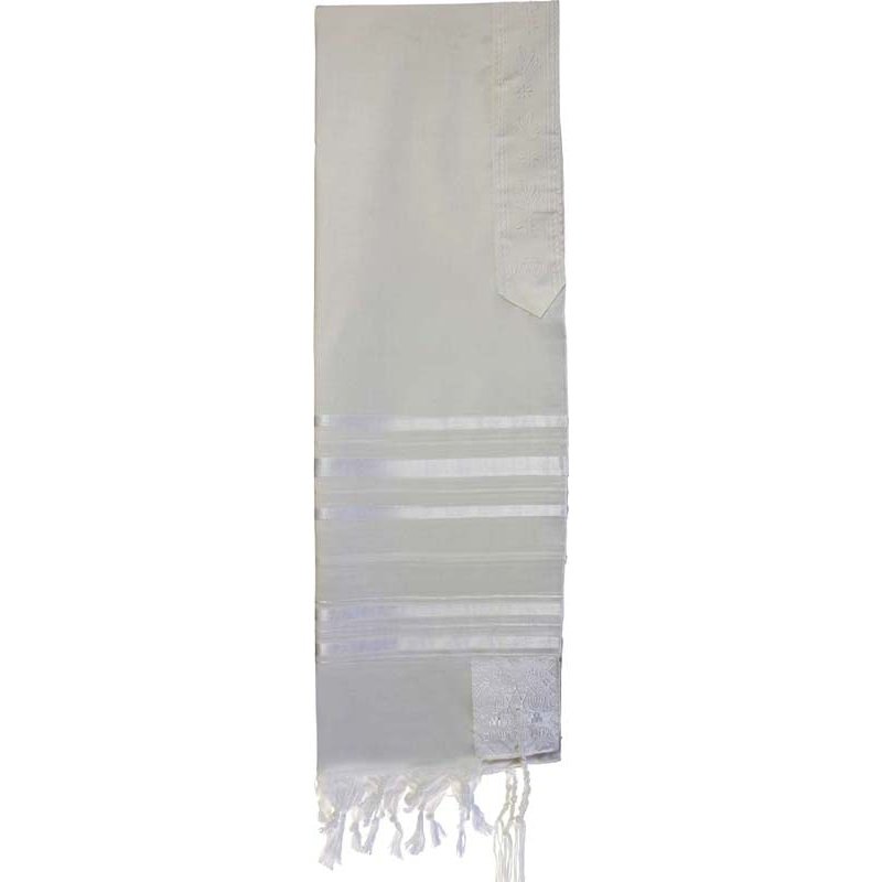 Wool Tallit - White