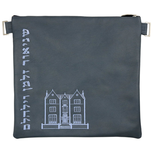 Custom Leather Tallit / Tefillin Bag Style #3000-A14