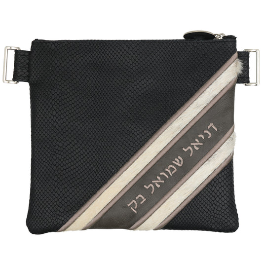 Custom Leather Tallit / Tefillin Bag Style #3002-C8