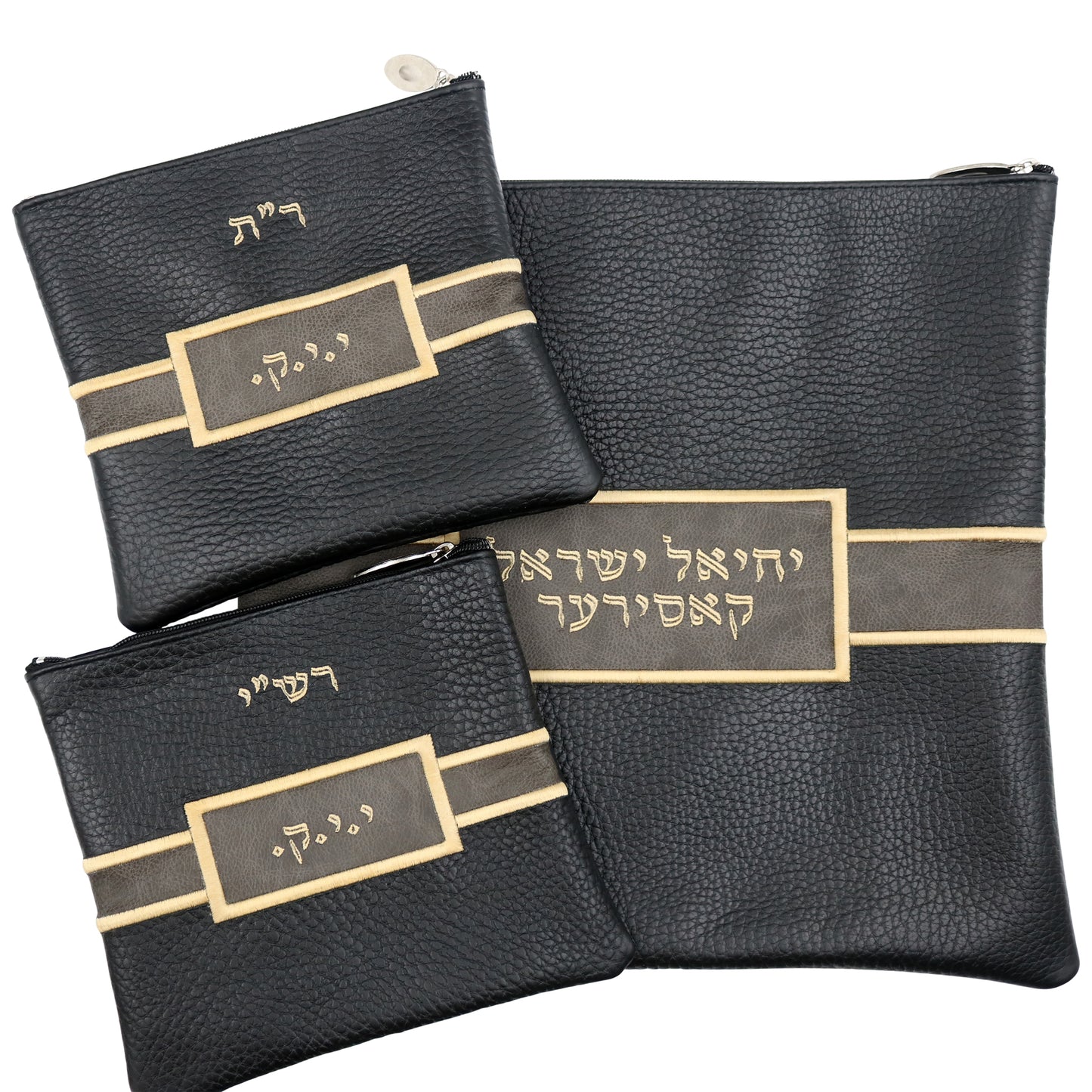 Custom Leather Tallit / Tefillin Bag Style #3019-A1