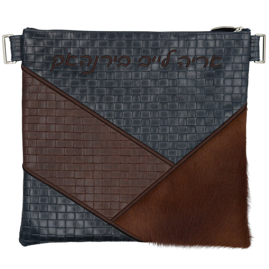 Custom Leather Tallit / Tefillin Bag Style #3021-C5