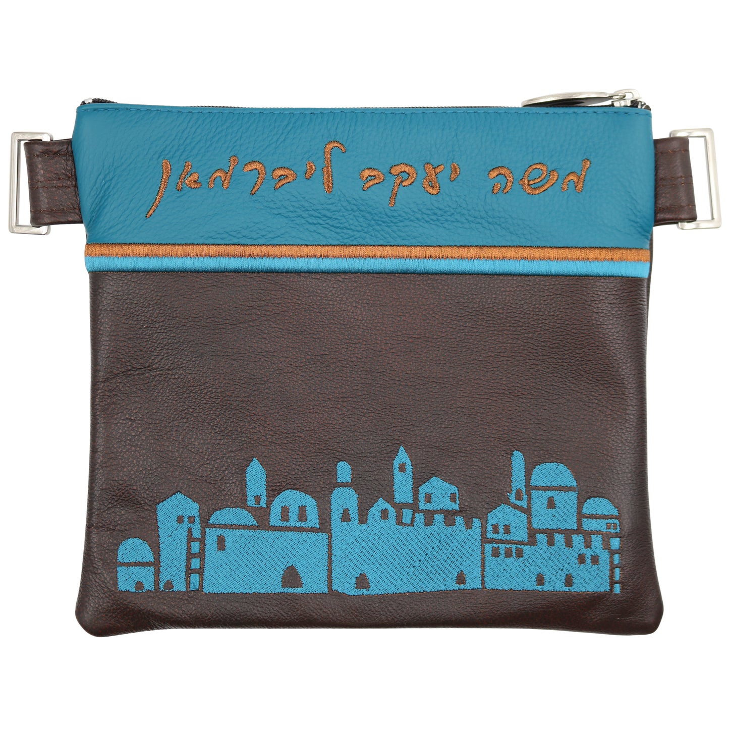Custom Leather Tallit / Tefillin Bag Style #3065-A2