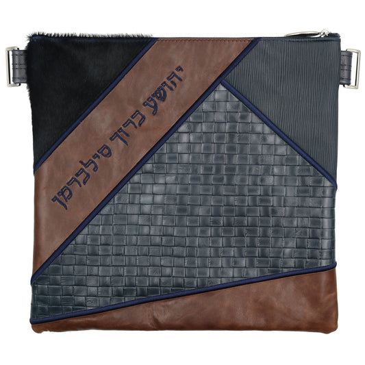 Custom Leather Tallit / Tefillin Bag Style #4008-C2